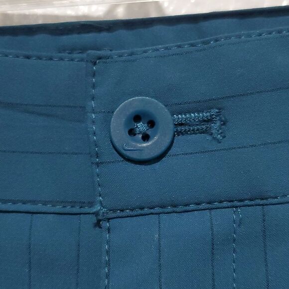 Nike Tour Performance Golf Pants in Teal Blue Pin Stripe Size 38x30 - Picture 7 of 15